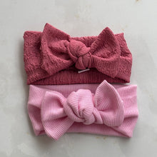 Load image into Gallery viewer, The Bow Head Tie in Seersucker Berry