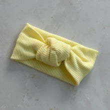 Load image into Gallery viewer, Knotted Headband in Lemon